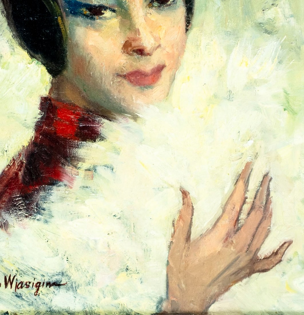 Claudia Wiasigina (NY,Ukraine,1917-1978) oil painting - 6