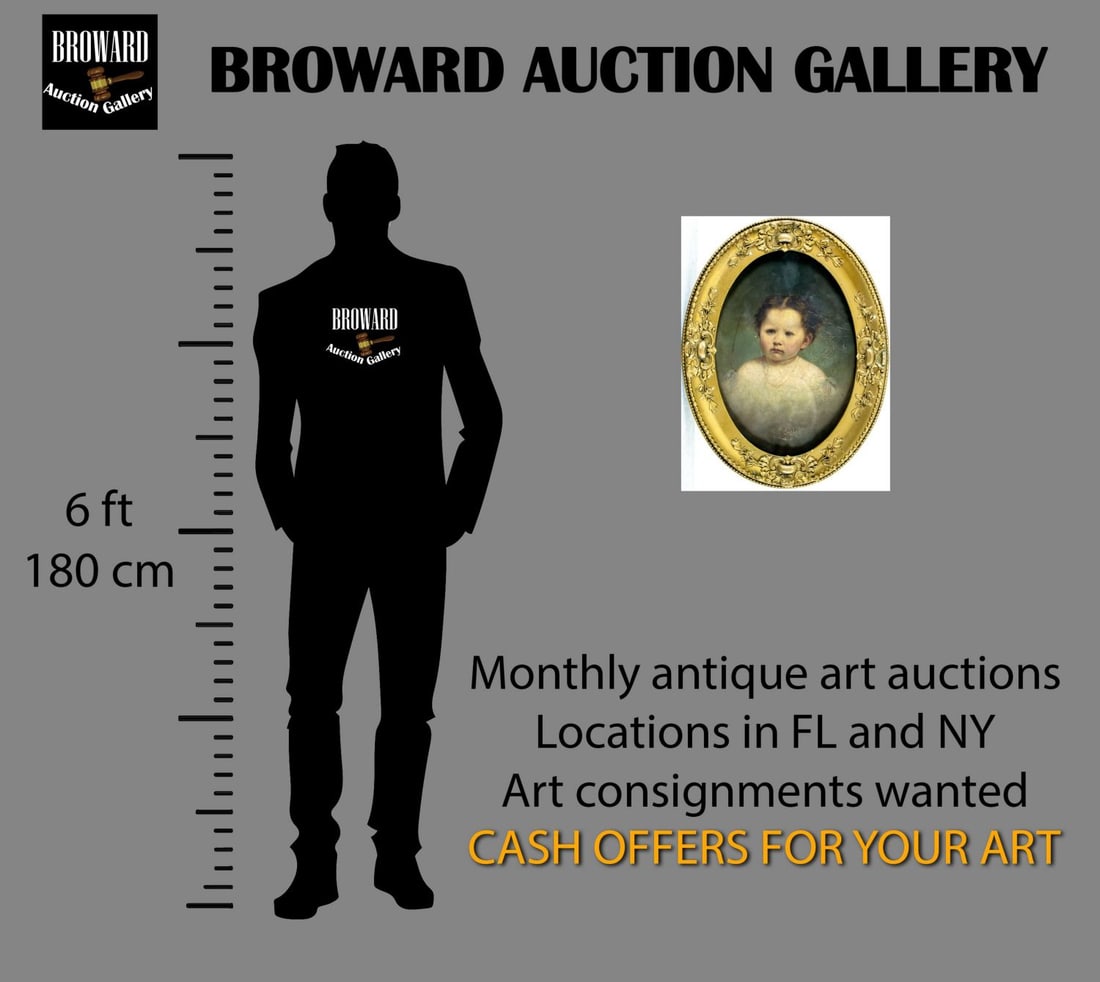 Antique 19C American oil painting - 2