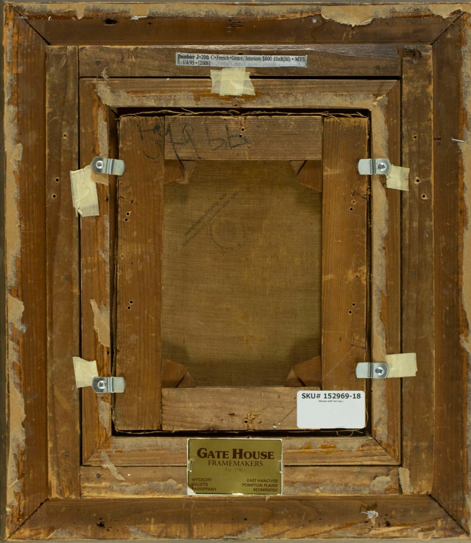 J Dambier (France,19C) oil painting - 9