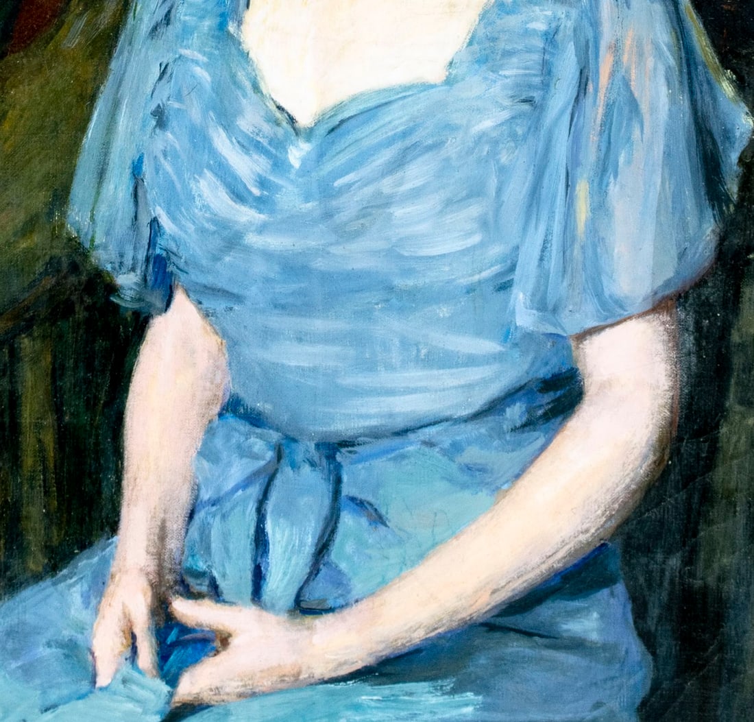 Helen DuMond (NY,CA,OR,1872-1968) oil painting - 6