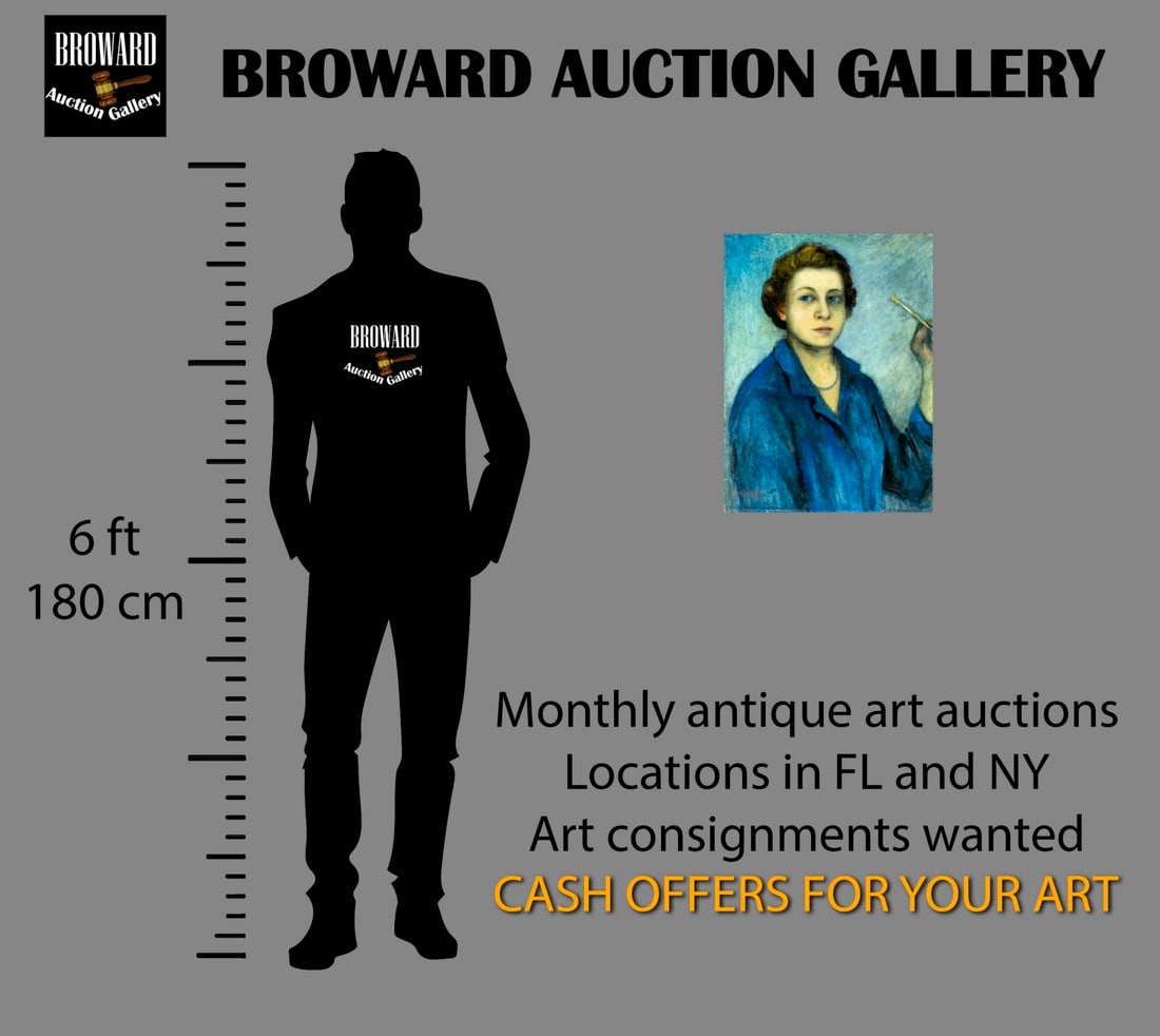 Marian M Weinberg (US,mid 20C) oil painting - 2