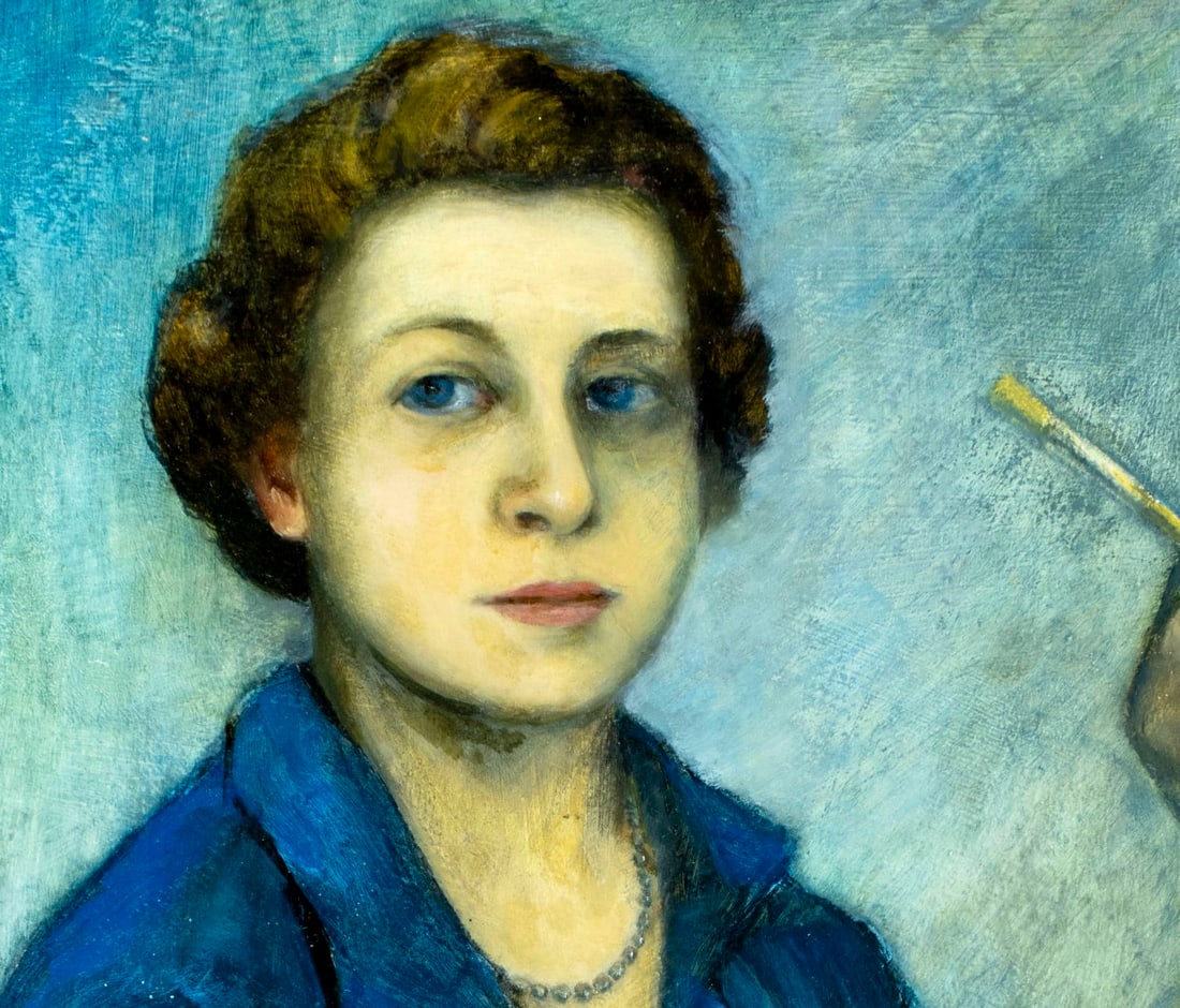 Marian M Weinberg (US,mid 20C) oil painting - 6