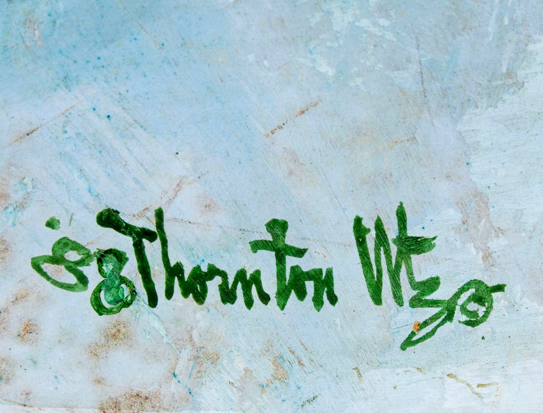 Thornton Utz (FL,TN,1914-1999) oil painting - 3