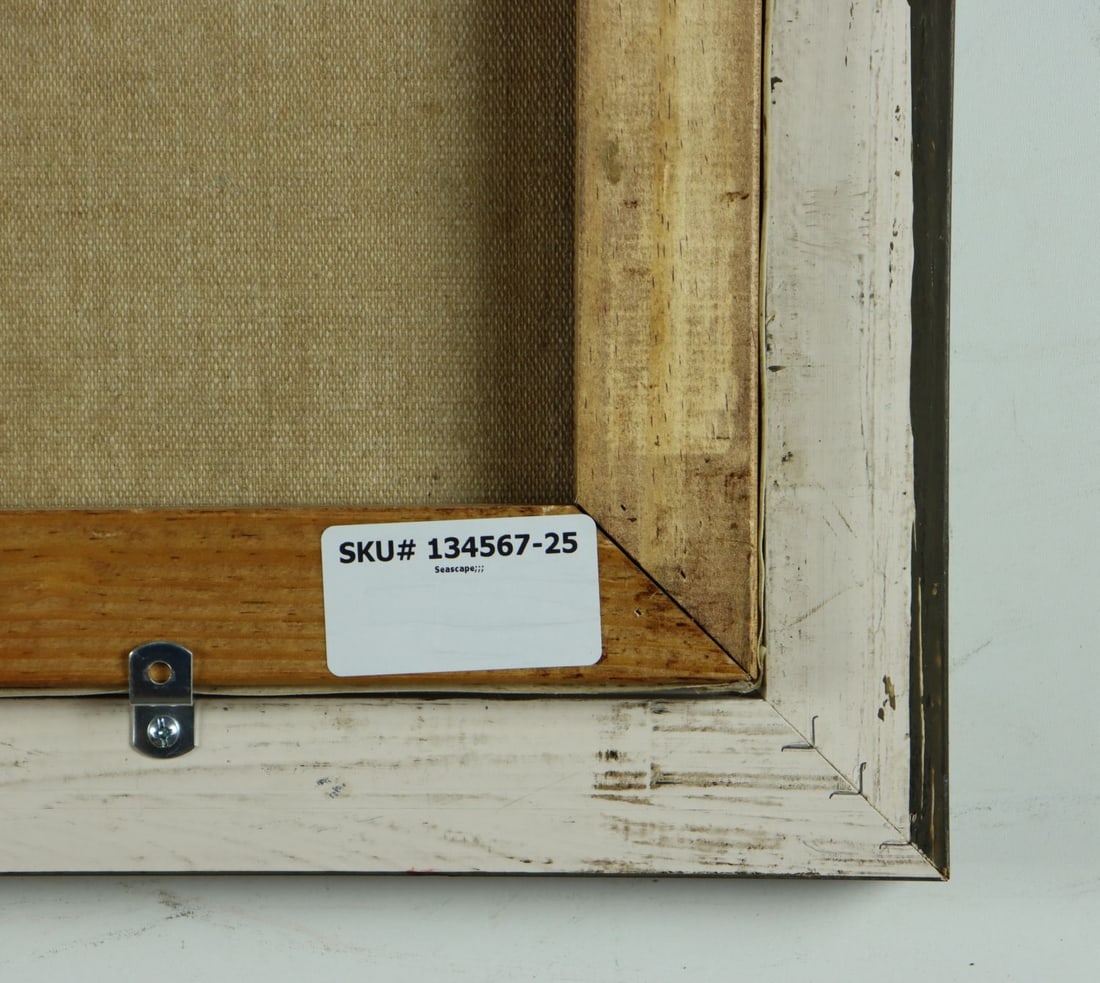 Vintage mid 20C American oil painting - 10