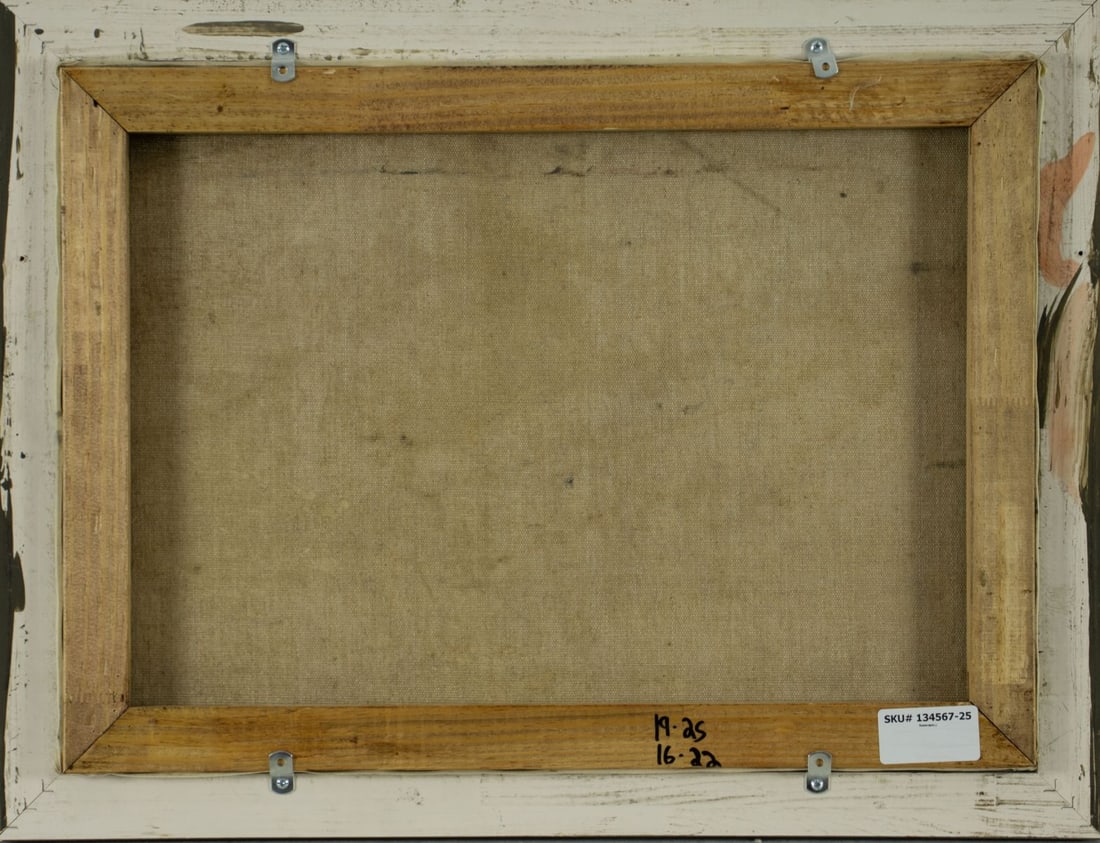 Vintage mid 20C American oil painting - 8