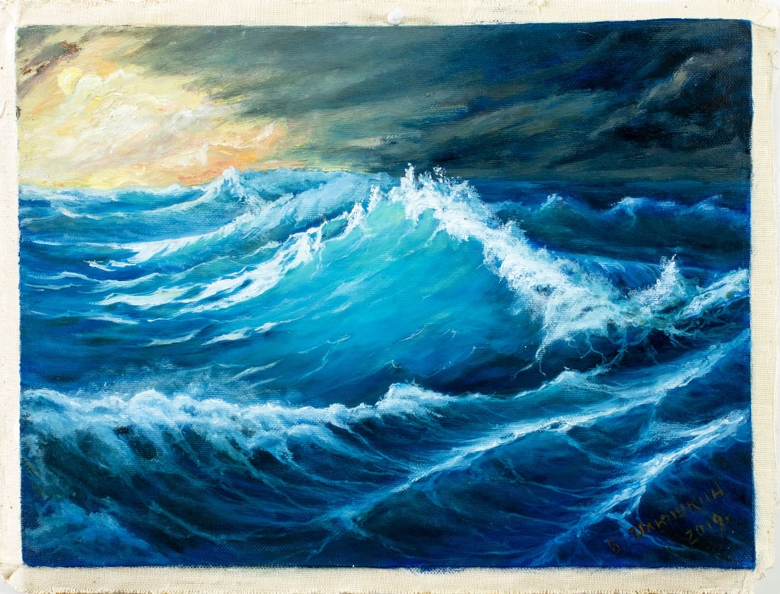 Viktor Ilyushkin (Russia,b 1946) oil painting - 3