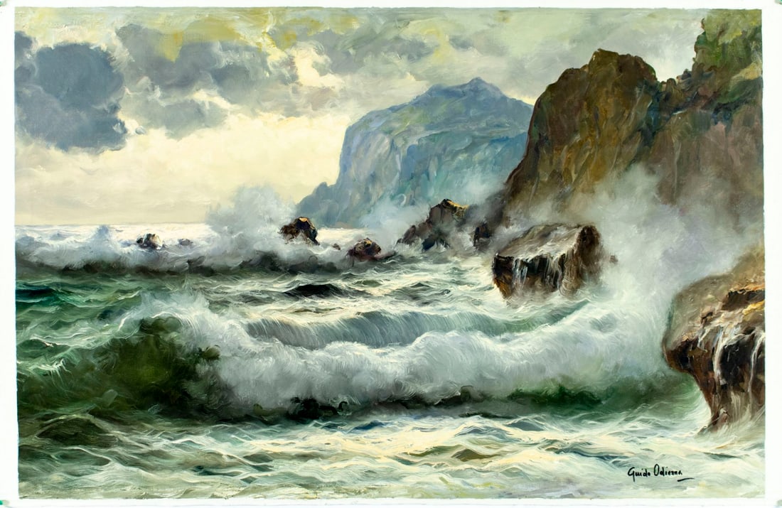 Guido Odierna (Italy,1913-1991) oil painting - 3