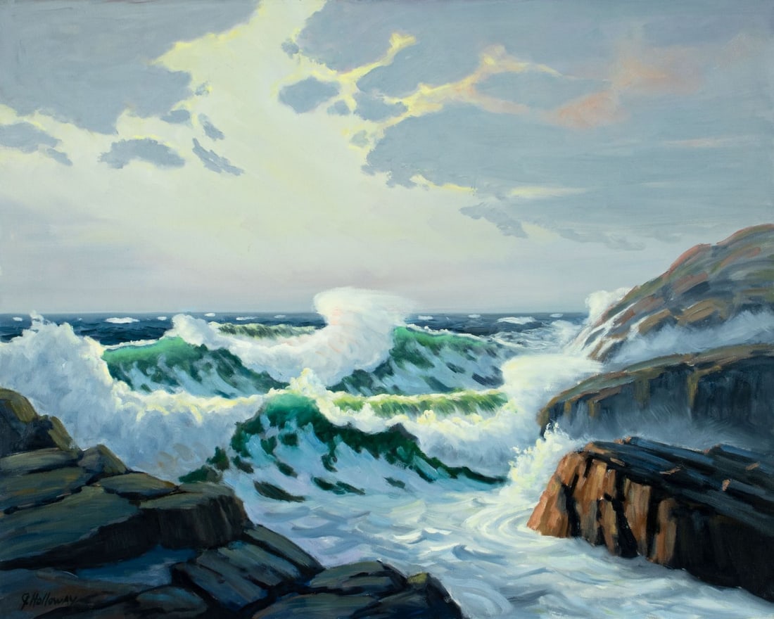 George Holloway (NJ,20C) oil painting - 3