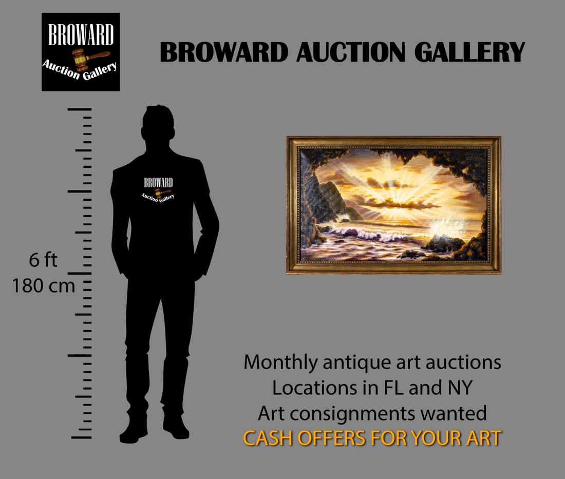 Glen Fortune Banse (NJ,1948-2018) oil painting - 2