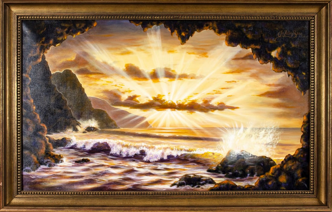 Glen Fortune Banse (NJ,1948-2018) oil painting - 3