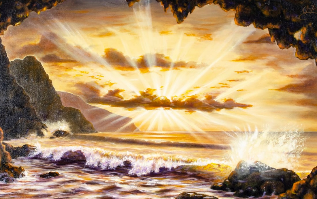 Glen Fortune Banse (NJ,1948-2018) oil painting - 5