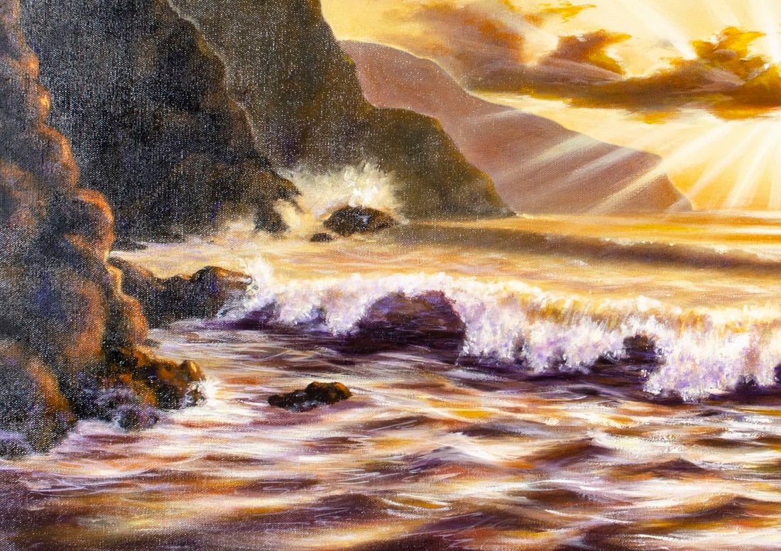 Glen Fortune Banse (NJ,1948-2018) oil painting - 7