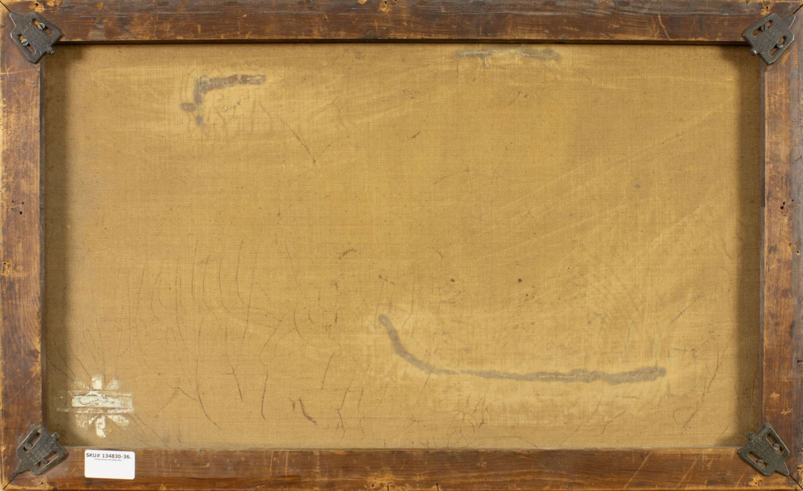 Antique 19C American oil painting - 10