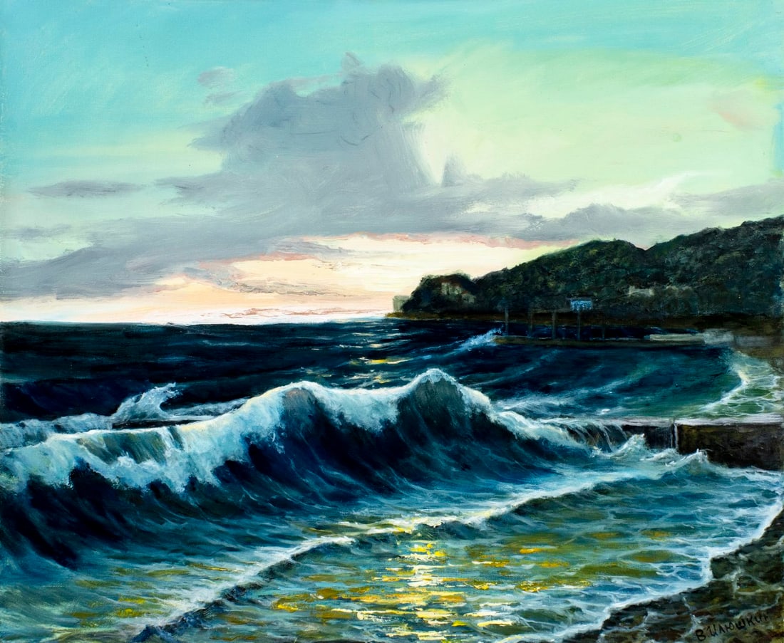 Viktor Ilyushkin (Russia,b 1946) oil painting (1 of 13)