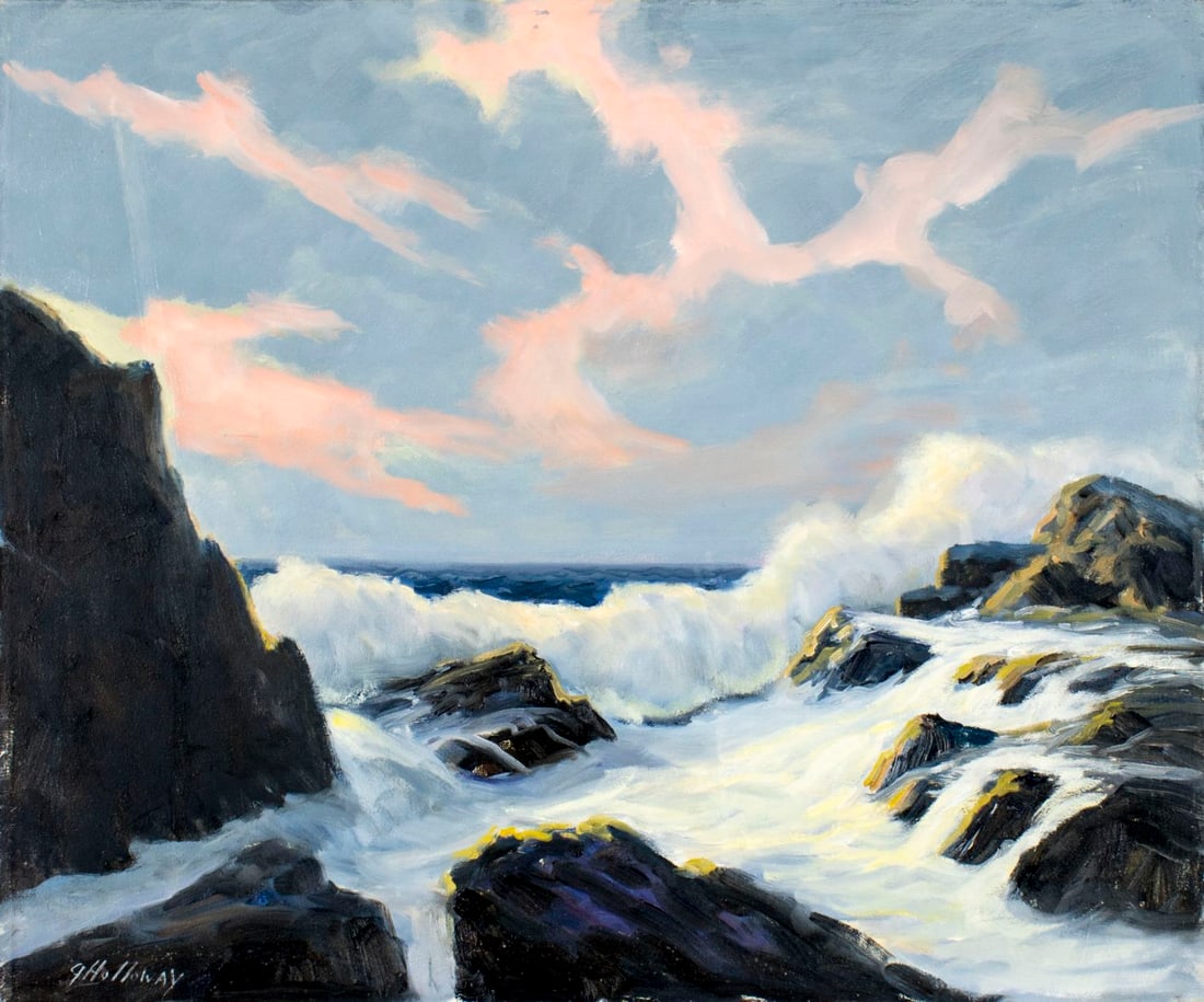 George Holloway (NJ,20C) oil painting (1 of 11)