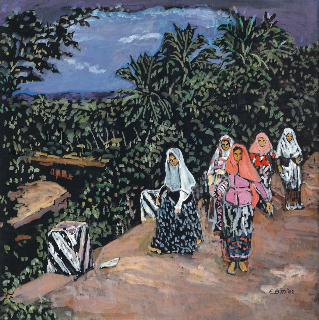 Evelyn Metzger (NY,Brazil,1911-2007) oil painting (1 of 11)