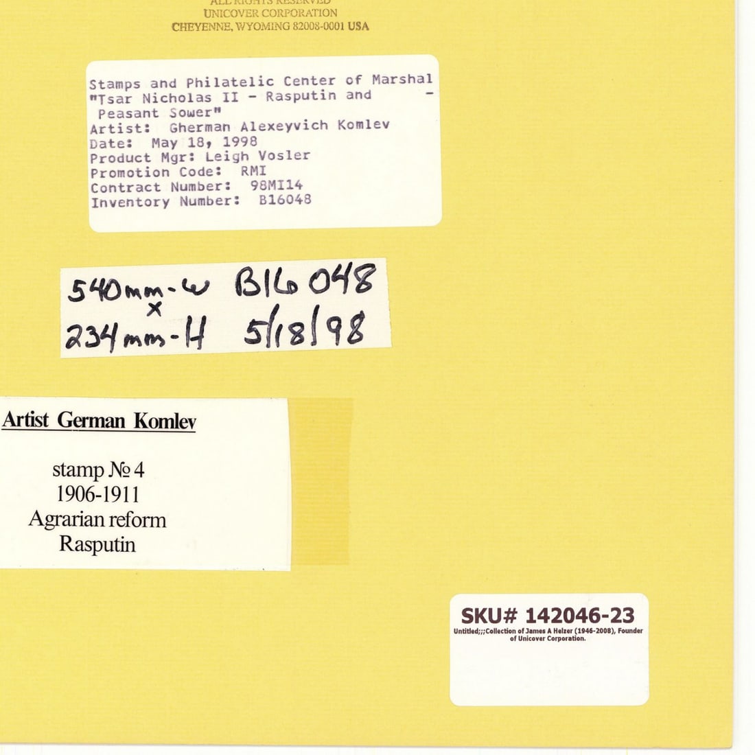 Gherman Komlev (Russia,1933-2000) gouache painting - 10