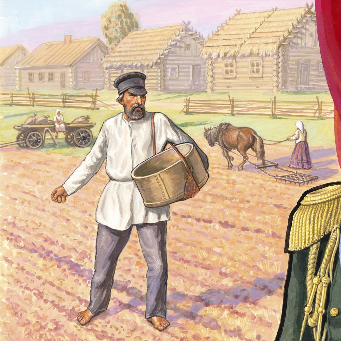 Gherman Komlev (Russia,1933-2000) gouache painting - 5