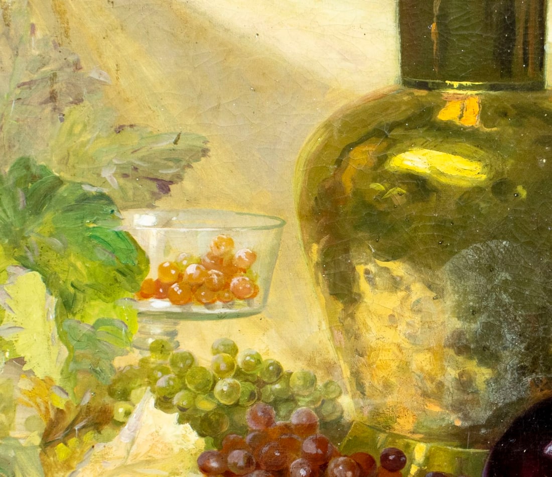 C Muller (US,early 20C) oil painting antique - 6