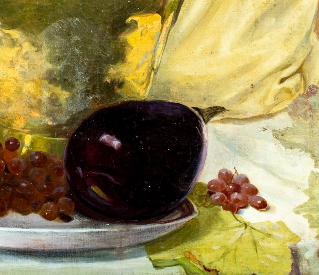 C Muller (US,early 20C) oil painting antique - 7