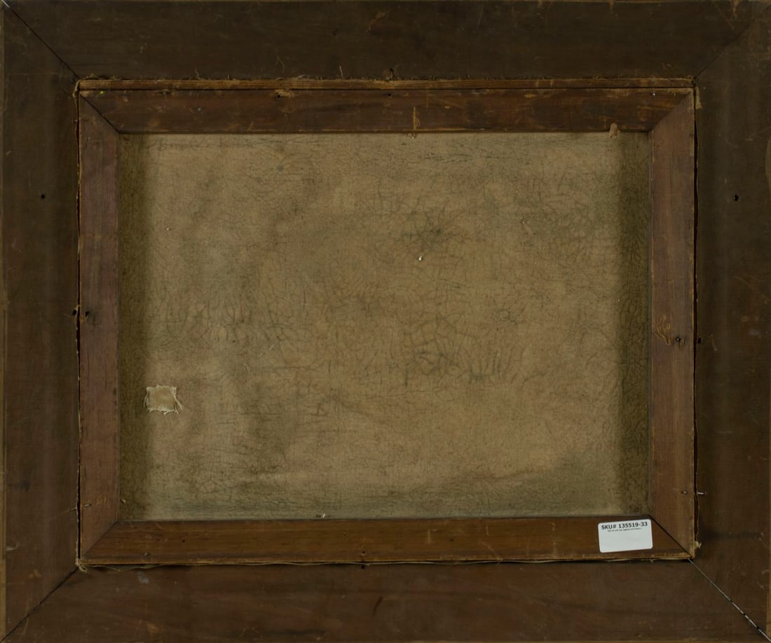 C Muller (US,early 20C) oil painting antique - 9