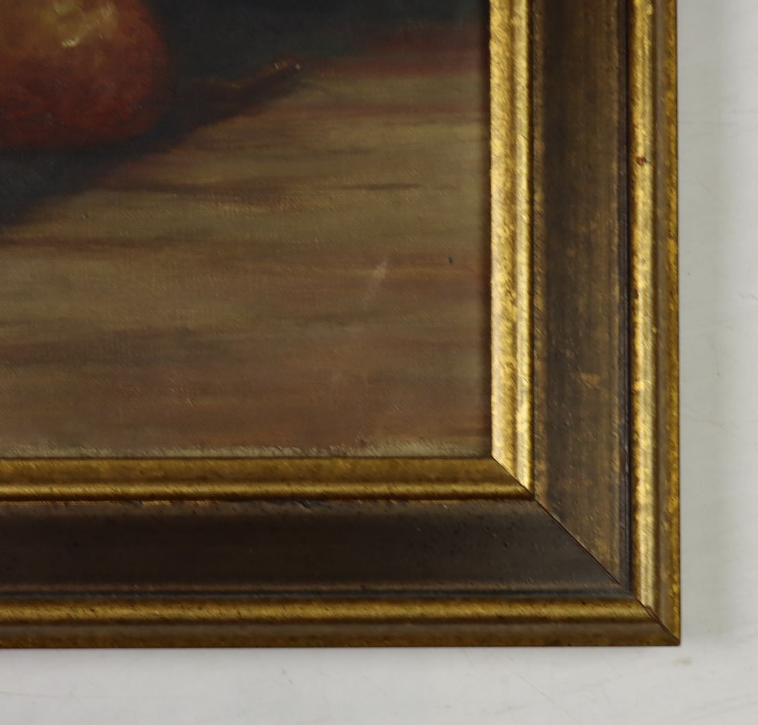 Antique early 20C American oil painting - 10