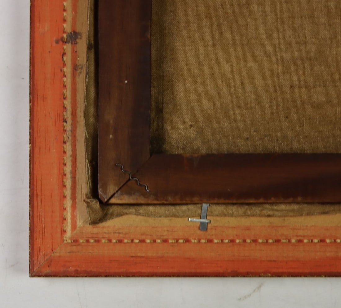 Antique early 20C American oil painting - 12