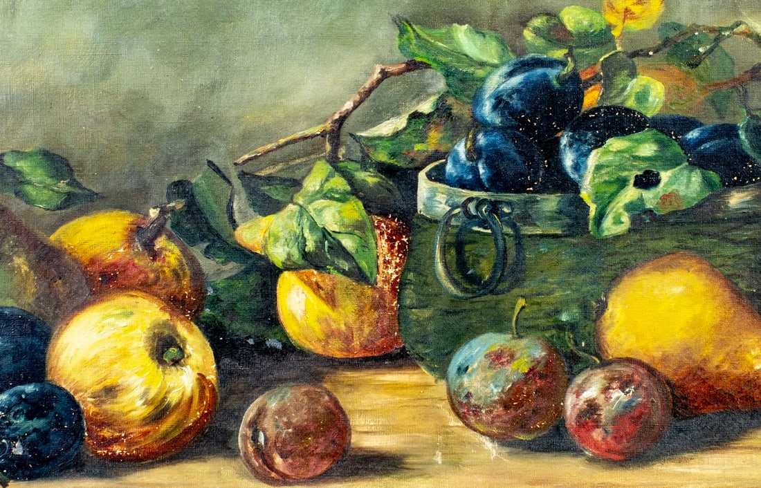 Antique early 20C American oil painting - 4