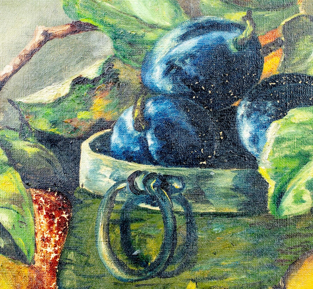 Antique early 20C American oil painting - 7