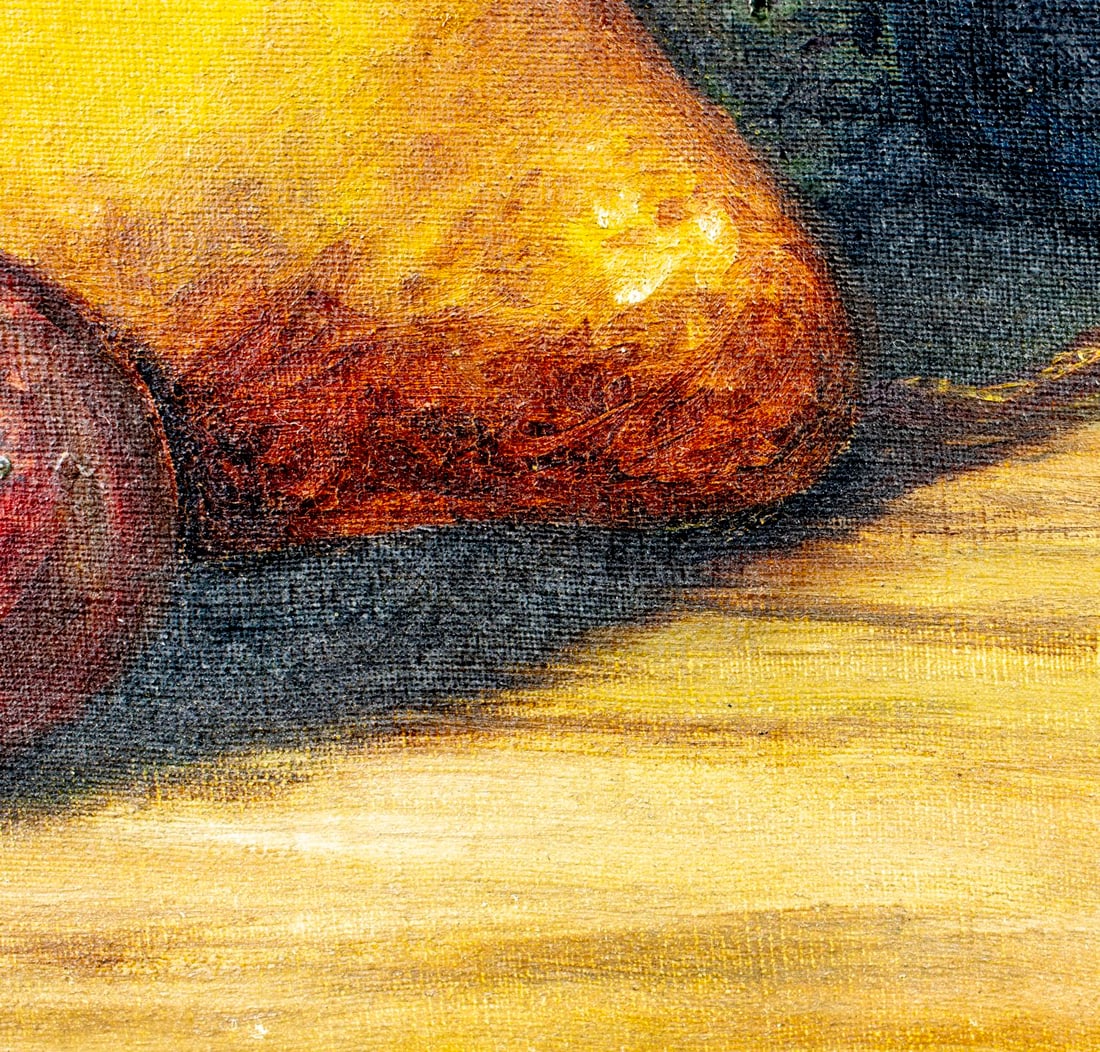 Antique early 20C American oil painting - 8