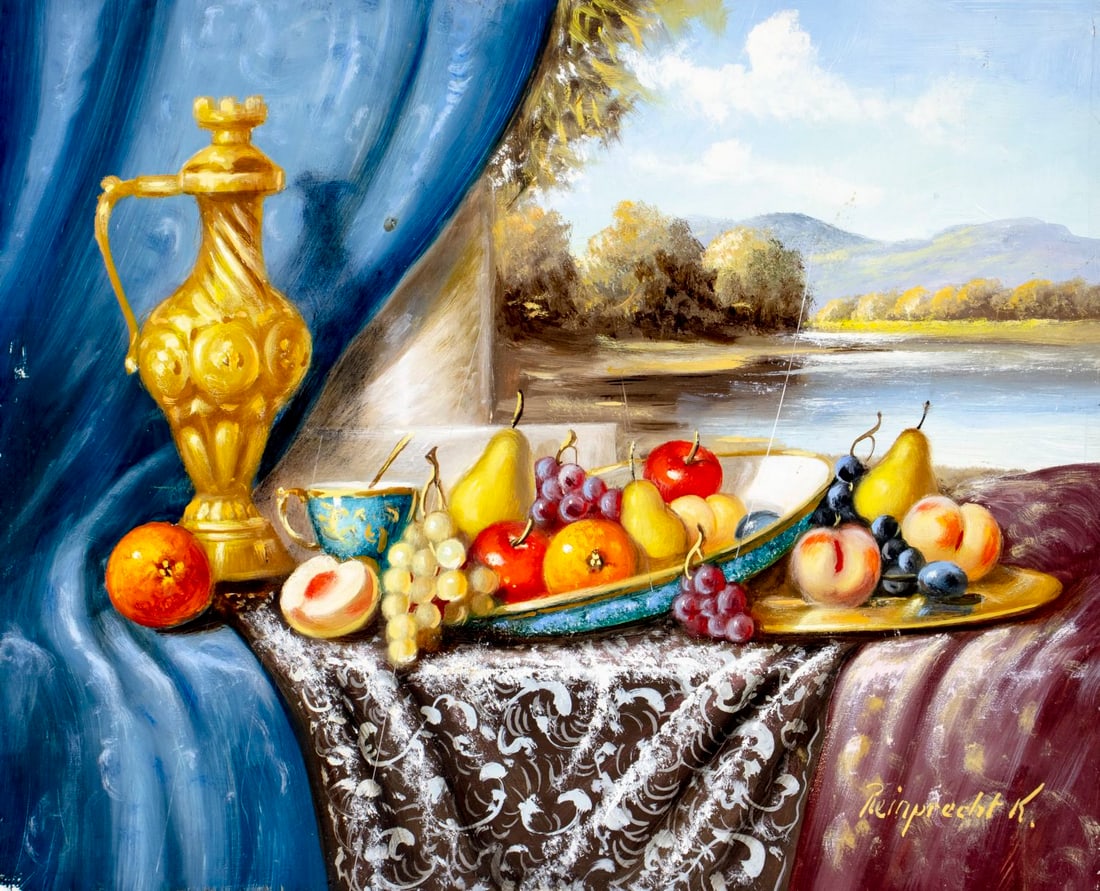 Johan K Reinprecht (Hungary,1903-?) oil painting (1 of 13)