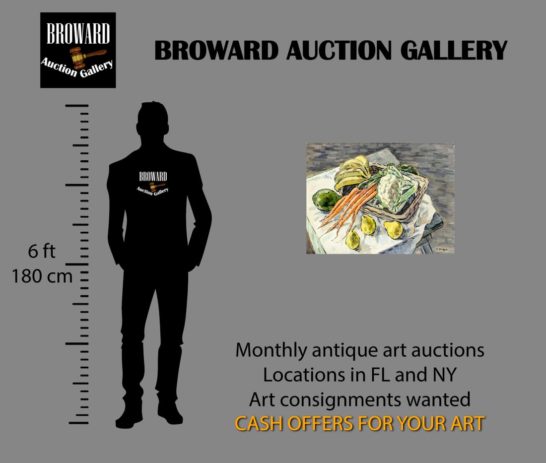 Evelyn Metzger (NY,Brazil,1911-2007) oil painting - 2