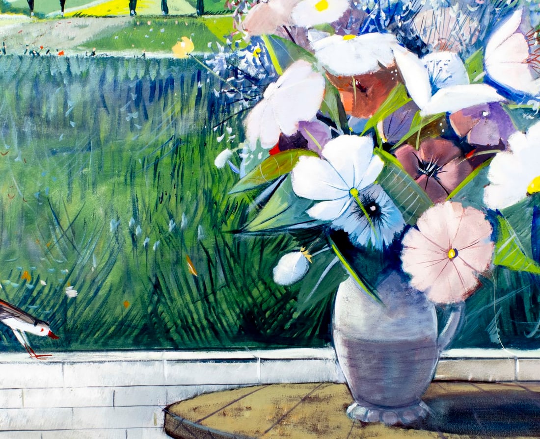 Charles Levier (French,NY,CA,1920-2003) oil painting - 5