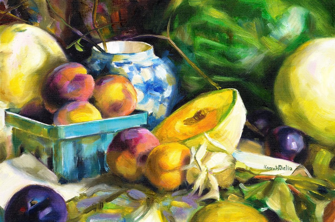 Alina Kvaratshelia (Ukraine,20/21C) oil painting (1 of 12)