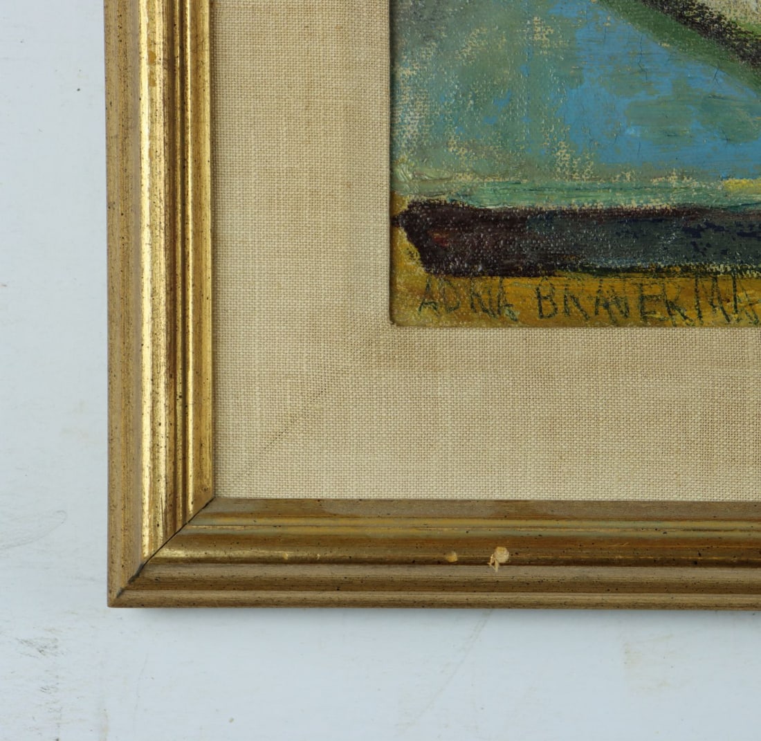 Adria T Braverman (US,early 20C) oil painting antique - 10