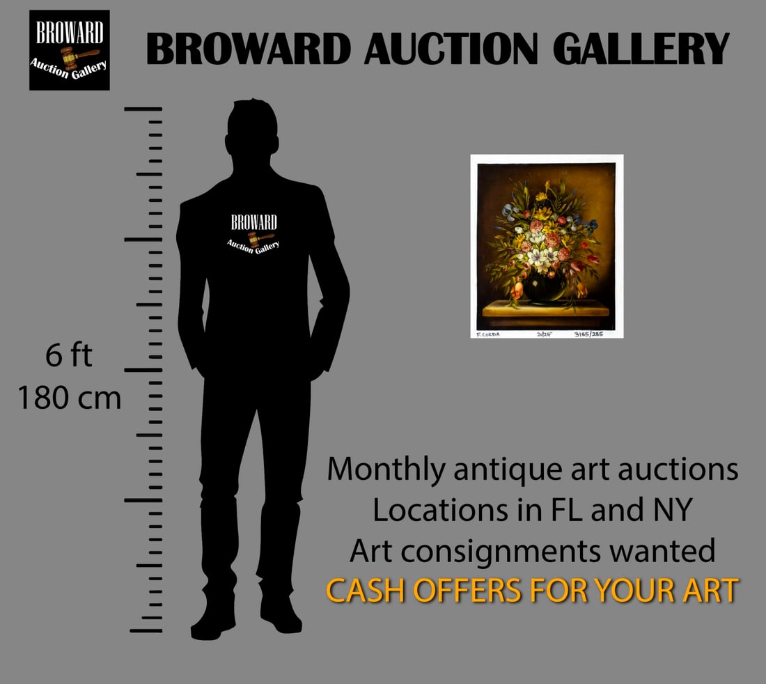 F Corda (German,1927-?) oil painting - 2