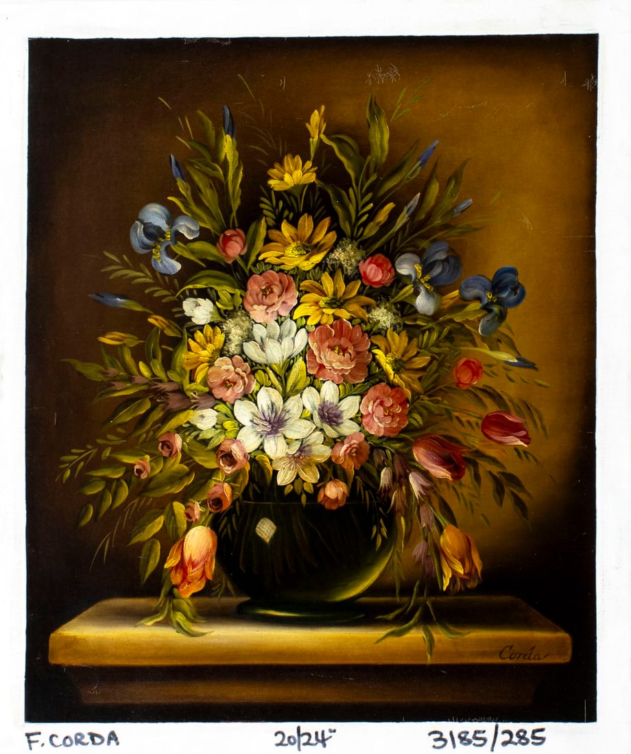 F Corda (German,1927-?) oil painting - 3