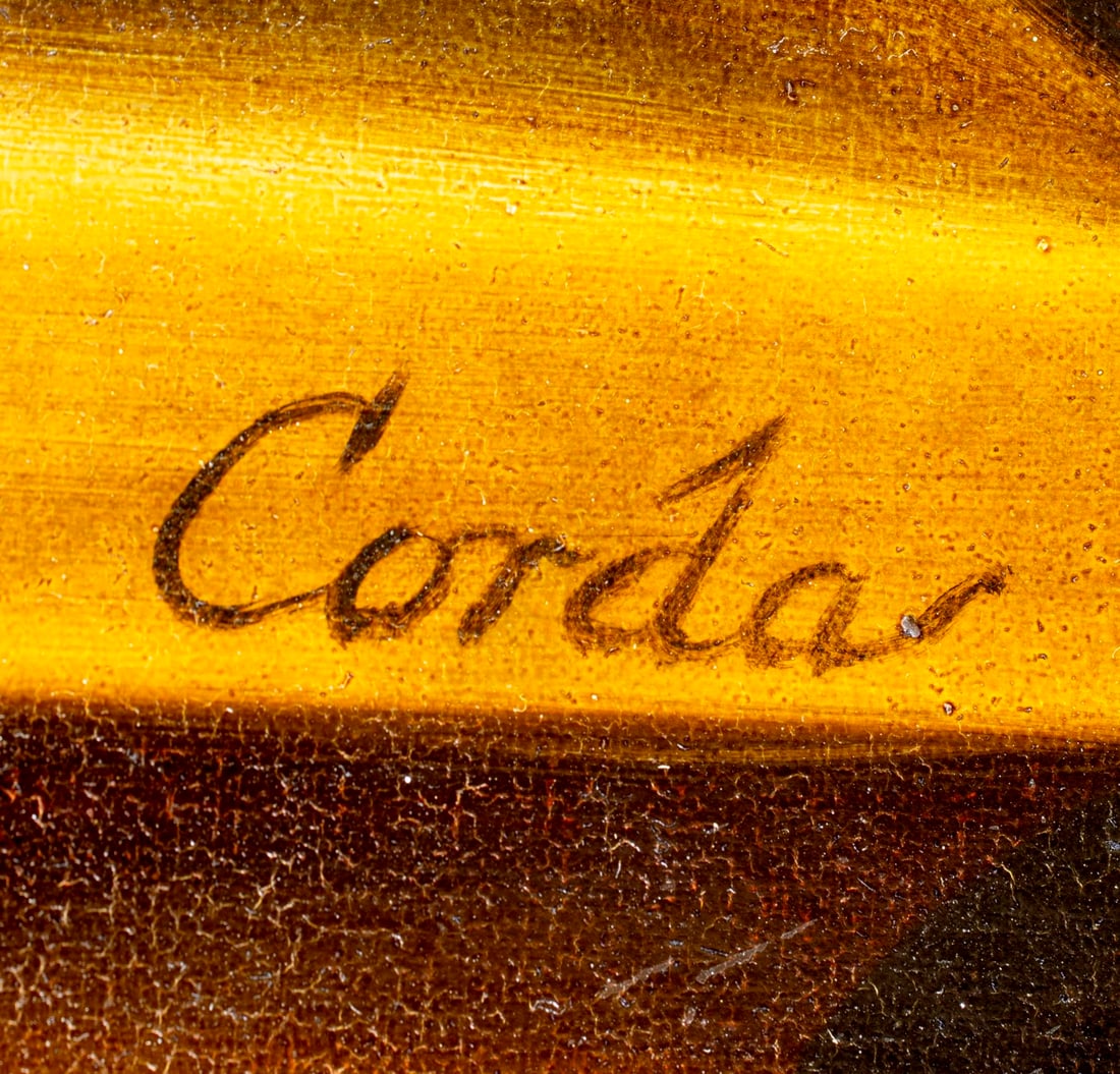 F Corda (German,1927-?) oil painting - 4