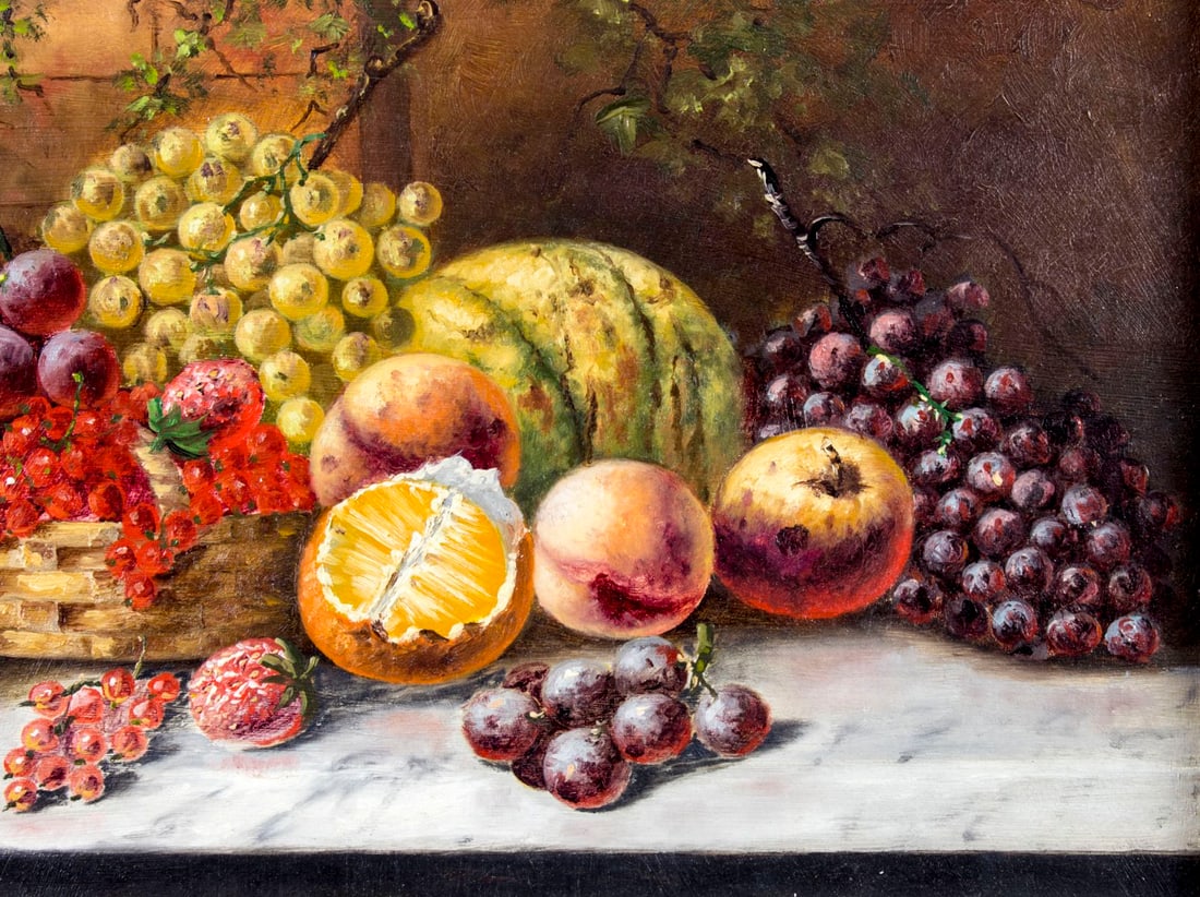 A Milne (Europe,19C) oil painting antique - 6