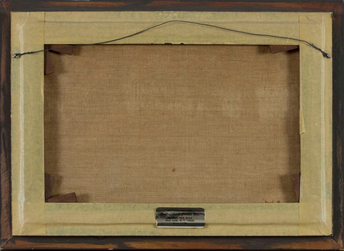 A Milne (Europe,19C) oil painting antique - 9