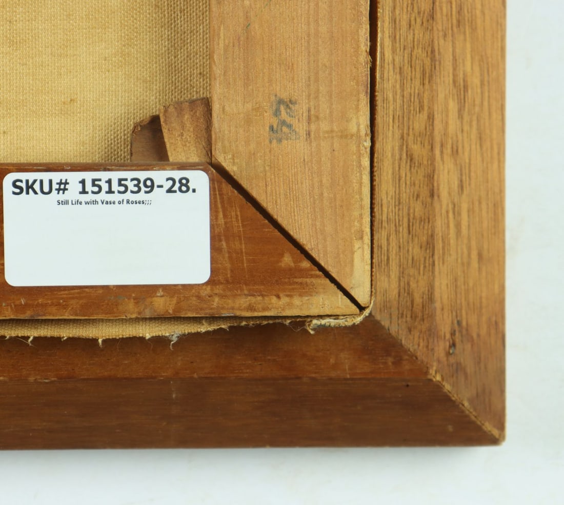 Antique mid 20C American oil painting - 10