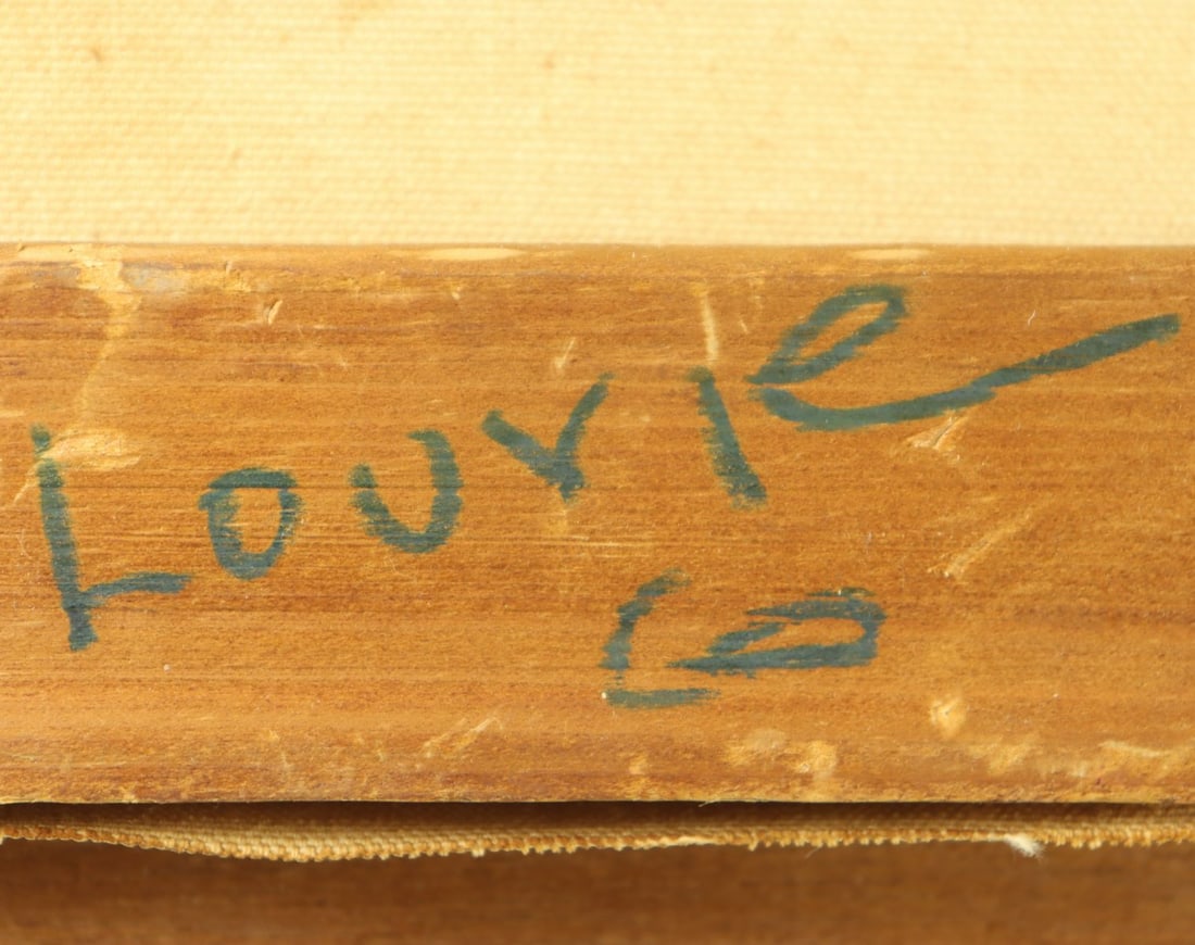 Antique mid 20C American oil painting - 12