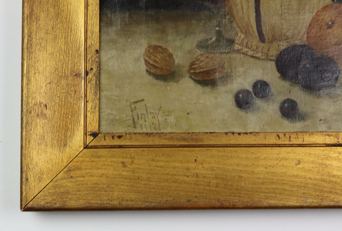 Finlay (US,early 20C) oil painting antique - 10