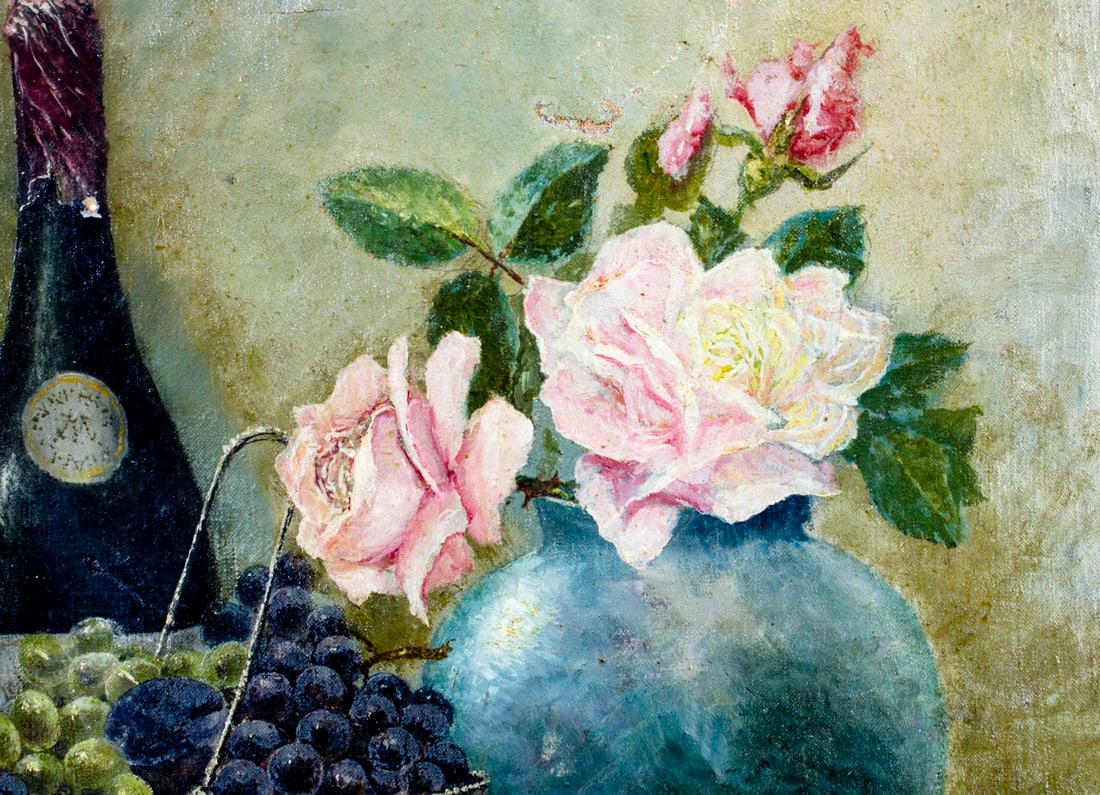 Finlay (US,early 20C) oil painting antique - 6