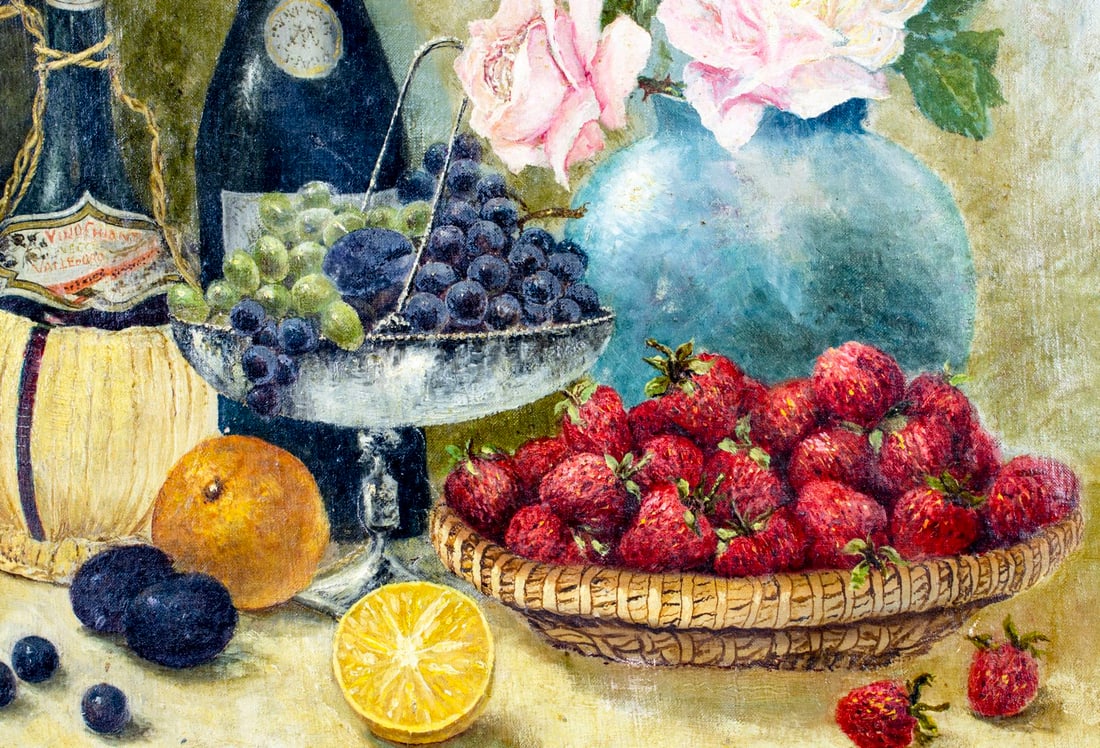 Finlay (US,early 20C) oil painting antique - 7