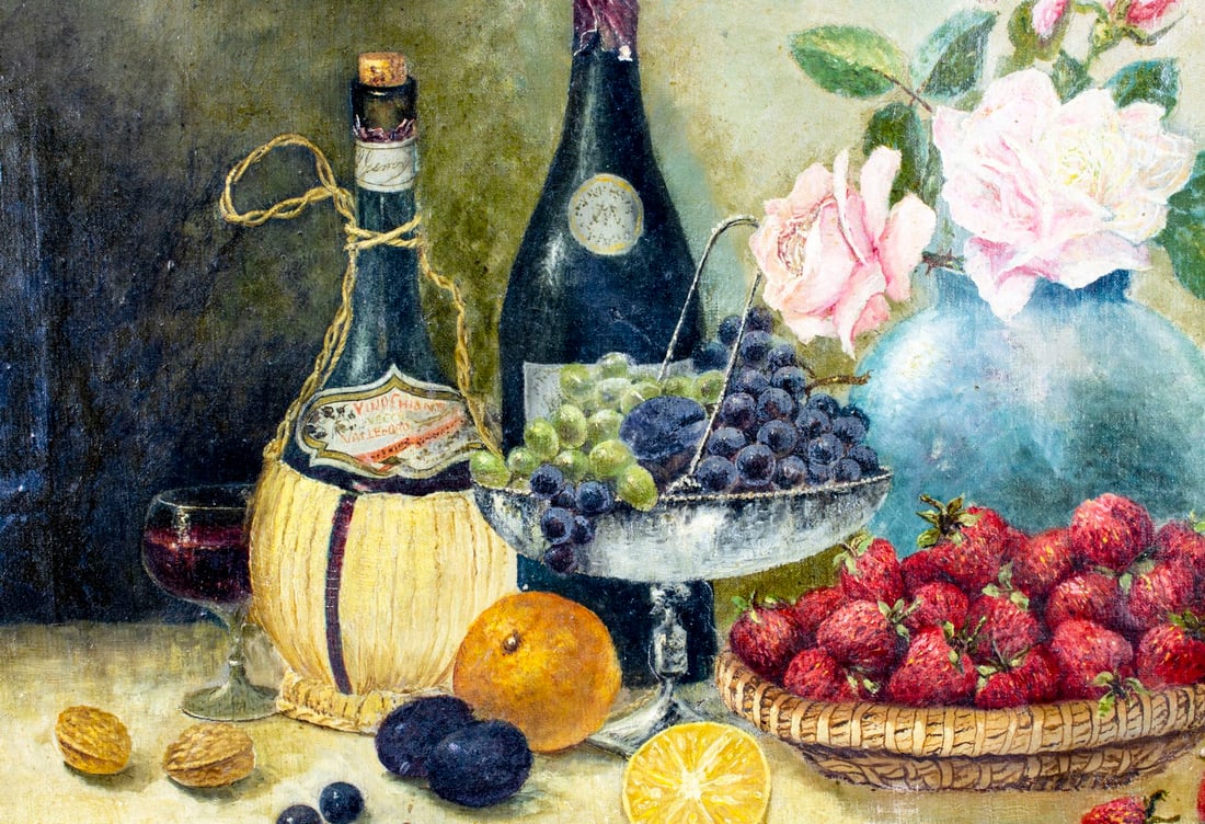 Finlay (US,early 20C) oil painting antique - 8