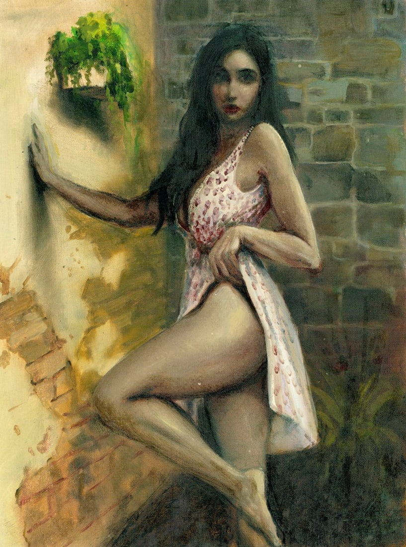 Sergey Dovgan (Ukraine,b 1976) oil painting (1 of 11)