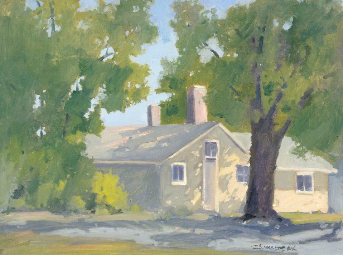 Robert Waltsak (NJ,b 1944) oil painting (1 of 12)