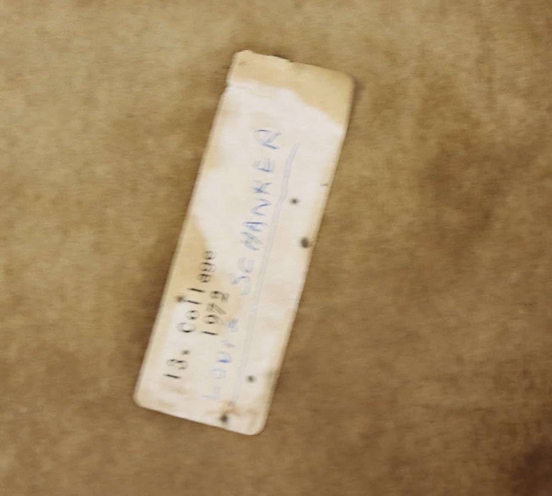 Louis Schanker (NY,CT,1903-1981) mixed media painting - 13