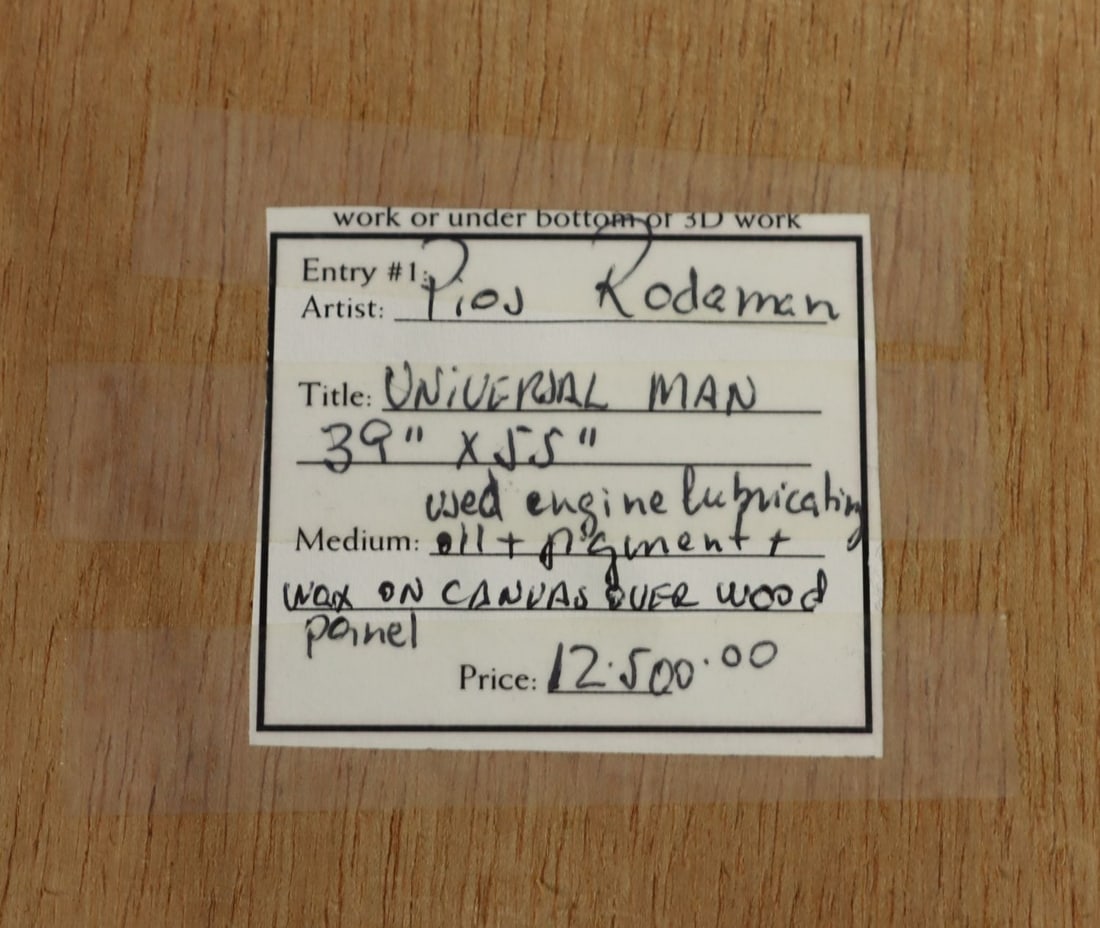 Pios Rodaman (FL,Brazil,b 1953) mixed media painting - 13